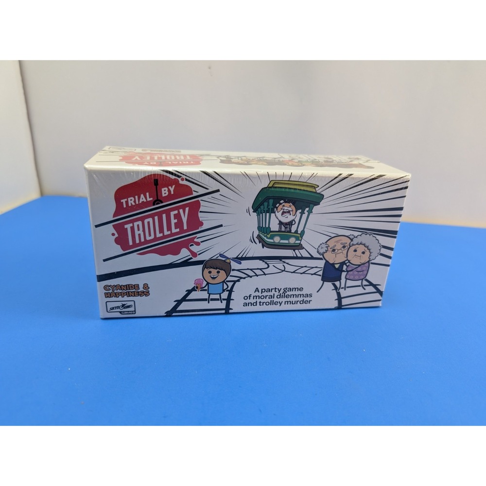 TRIAL BY TROLLEY ADULT PARTY CARD GAME SKYBOUND GAMES 2019 NEW FACTORY SEALED